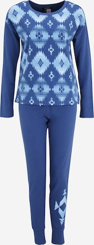 Lauren Ralph Lauren Pyjama in Blauw: voorkant