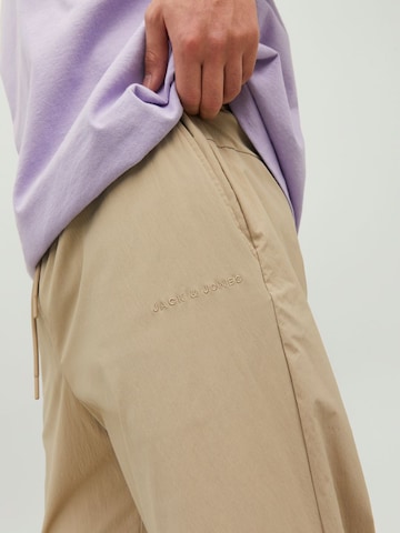 JACK & JONES Tapered Bukser i beige