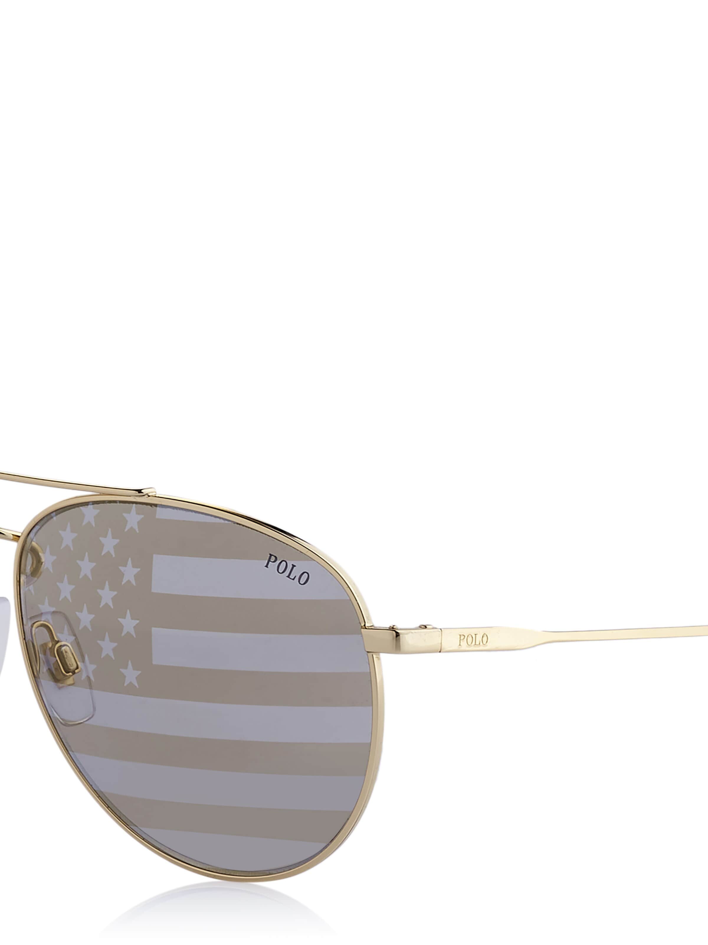 Lunettes de soleil 'Polo Ralph Lauren Sonnenbrille' Ralph Lauren en or
