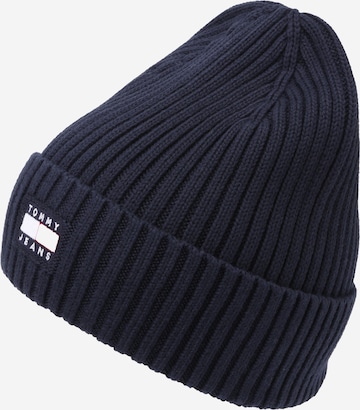 Tommy Jeans Шапка 'Heritage' в синьо: отпред