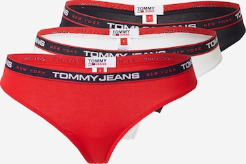 Tommy Jeans Стринг в червено: отпред