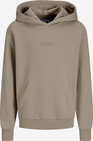 Jack & Jones Junior Hoodie 'Taka' in Braun: Vorderseite