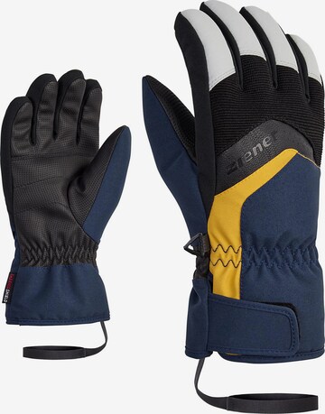 ZIENER Athletic Gloves 'Labino' in Blue: front