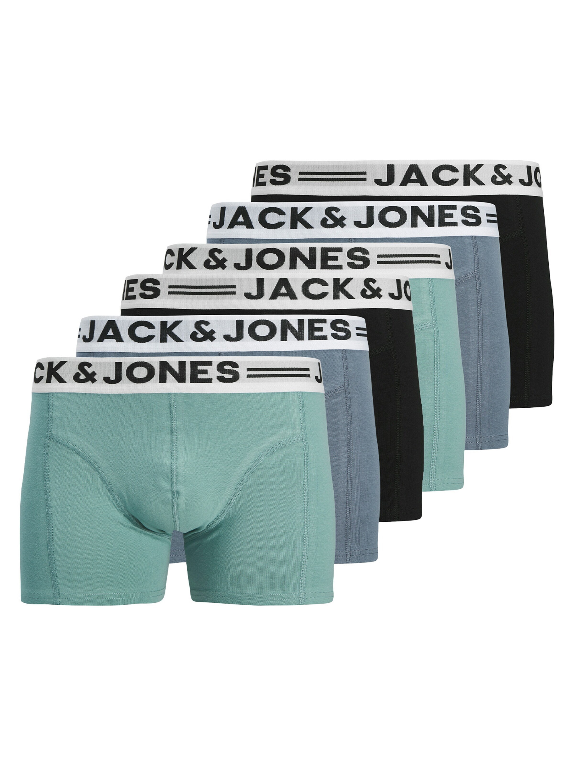 JACK & JONES Boxershorts 'Sense'‌‌‌‌‌‌‌‌‌ in Mischfarben: Vorderseite