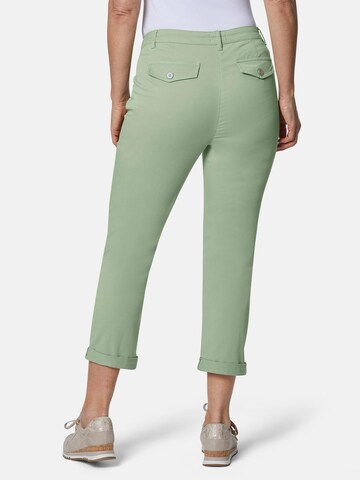 Regular Pantalon Goldner en vert