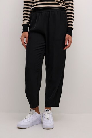Kaffe Tapered Pants 'Signa ' in Black: front