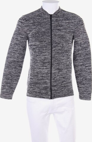 H&M Sweatshirt & Zip-Up Hoodie in XS in Grey: front