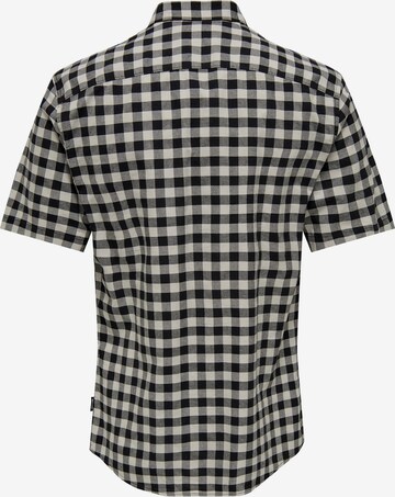 Only & Sons Regular fit Overhemd 'Alvaro' in Beige