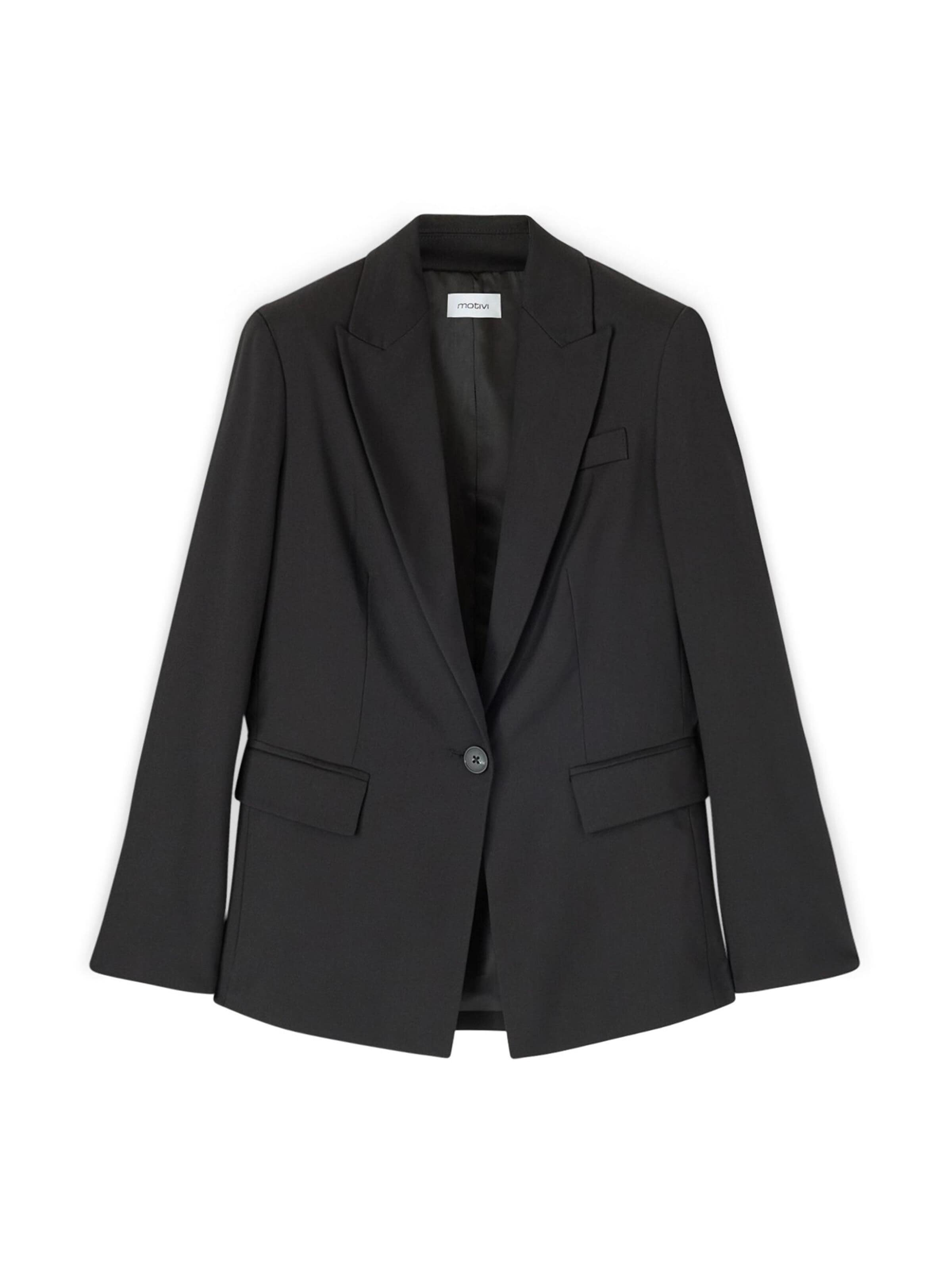 Blazer MOTIVI en noir : devant