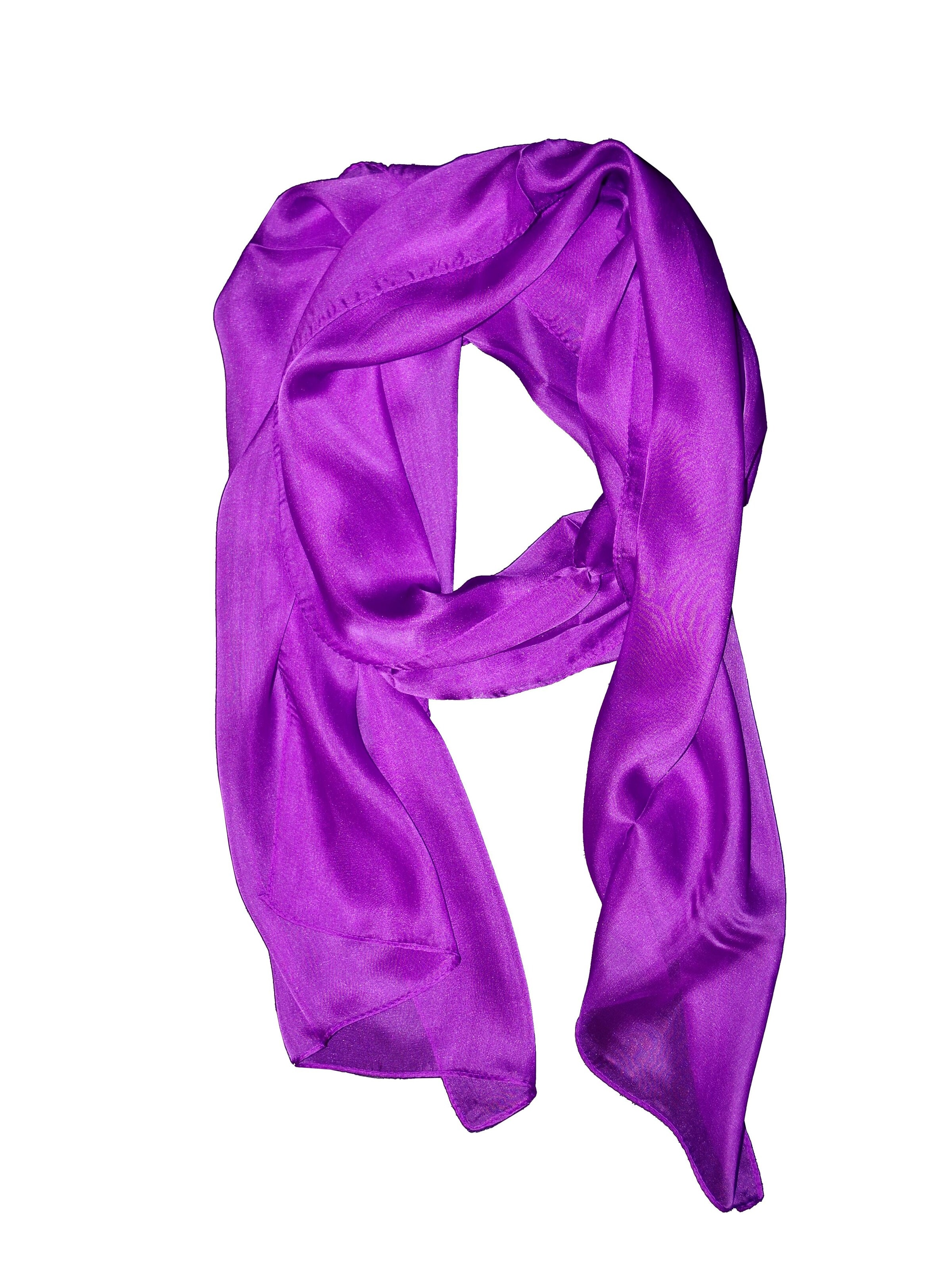 Posh Gear Sjaal 'Chiffon Scialle' in Lila: voorkant