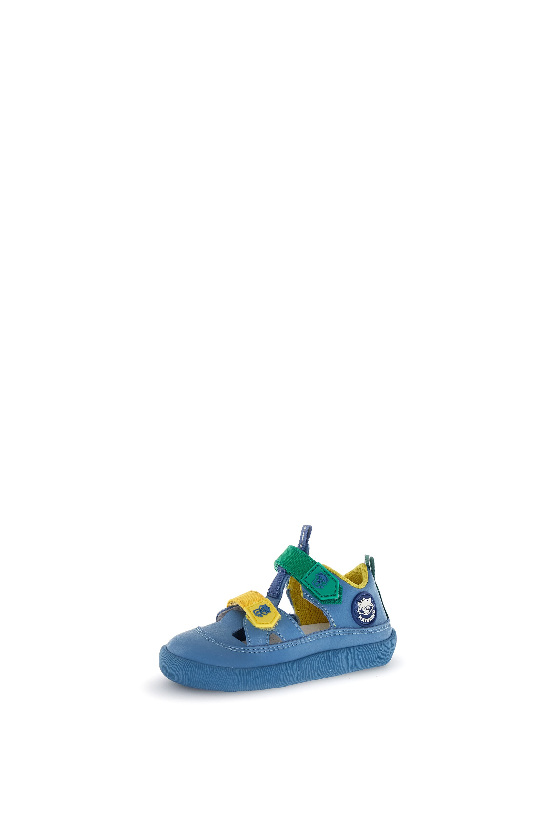 NATURINO First-Step Shoes in Blue: front