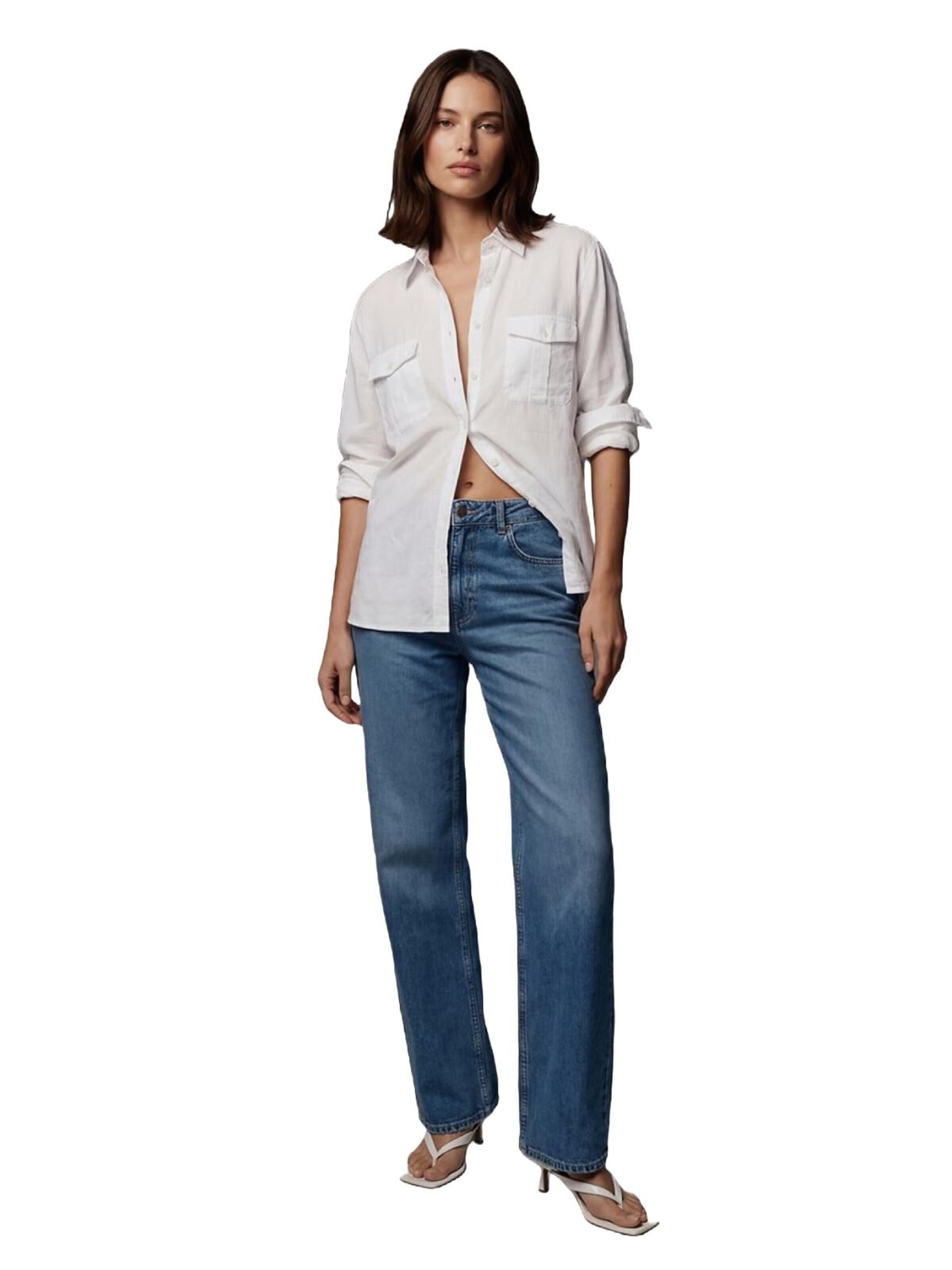 LTB Jeans Shirt in White: front