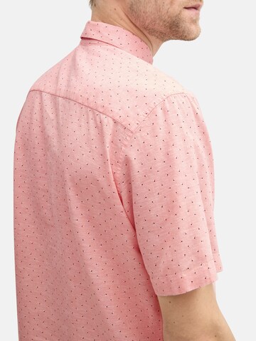 Coupe regular Chemise TOM TAILOR en rouge