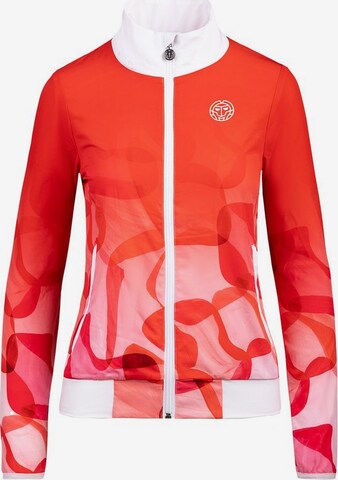 BIDI BADU Athletic Jacket in Red: front