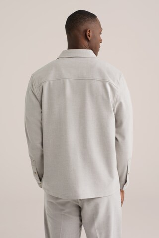 WE Fashion Regular Fit Hemd in Grau