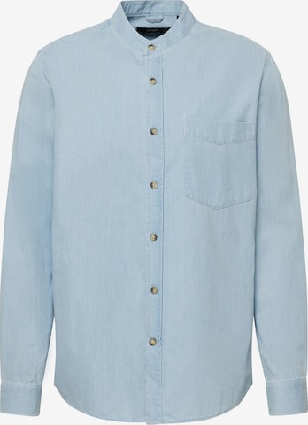 Mavi Regular fit Button Up Shirt in Blue: front