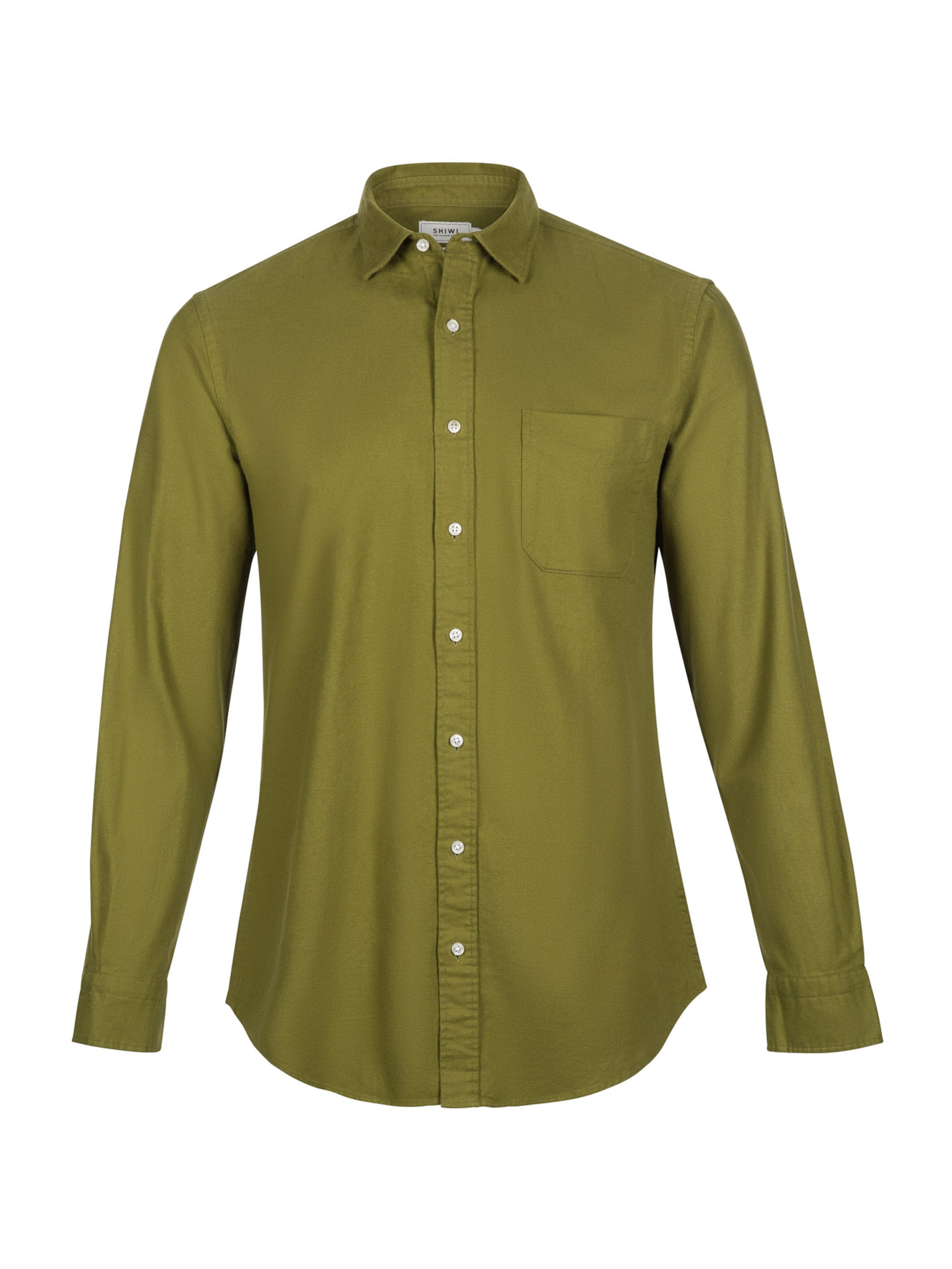 Shiwi Overhemd 'Tyler' in Groen: voorkant