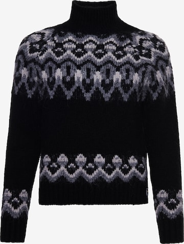 Superdry Sweater in Black: front