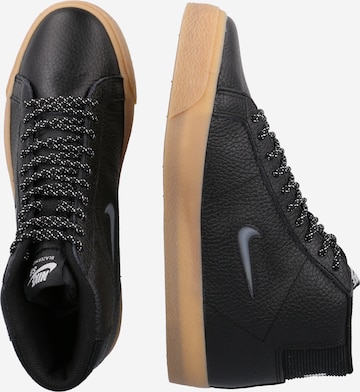 Nike SB High-Top Sneakers 'ZOOM BLAZER' in Black