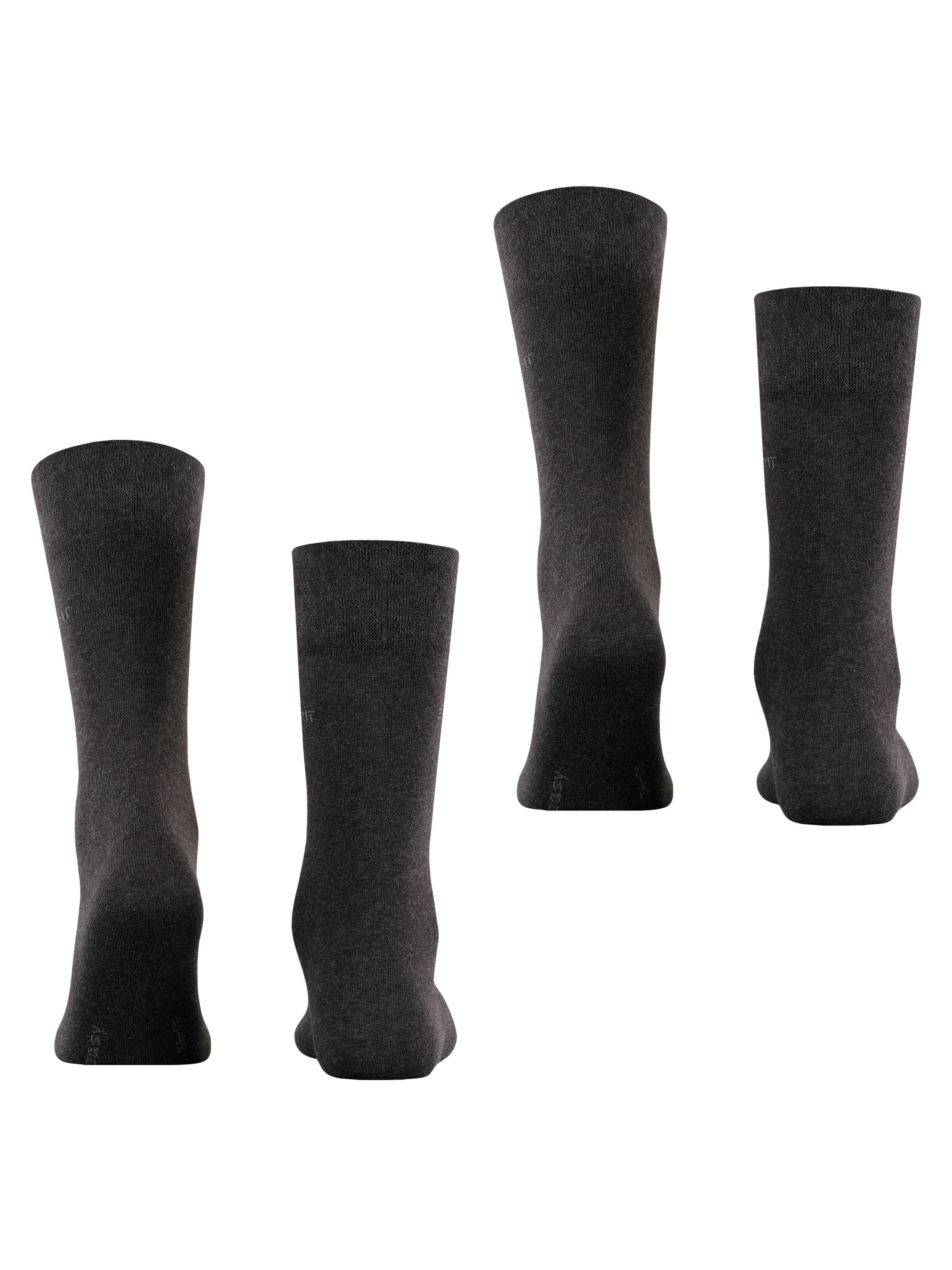 ESPRIT Socks 'Basic Easy 2-Pack' in Grey