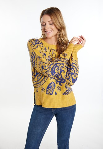 usha FESTIVAL Sweater 'Rakata' in Yellow: front