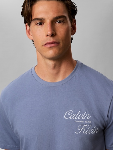 Calvin Klein Jeans Regular Shirt in Blauw