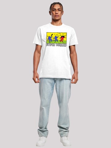 F4NT4STIC Shirt 'Batman Pop Art' in Wit