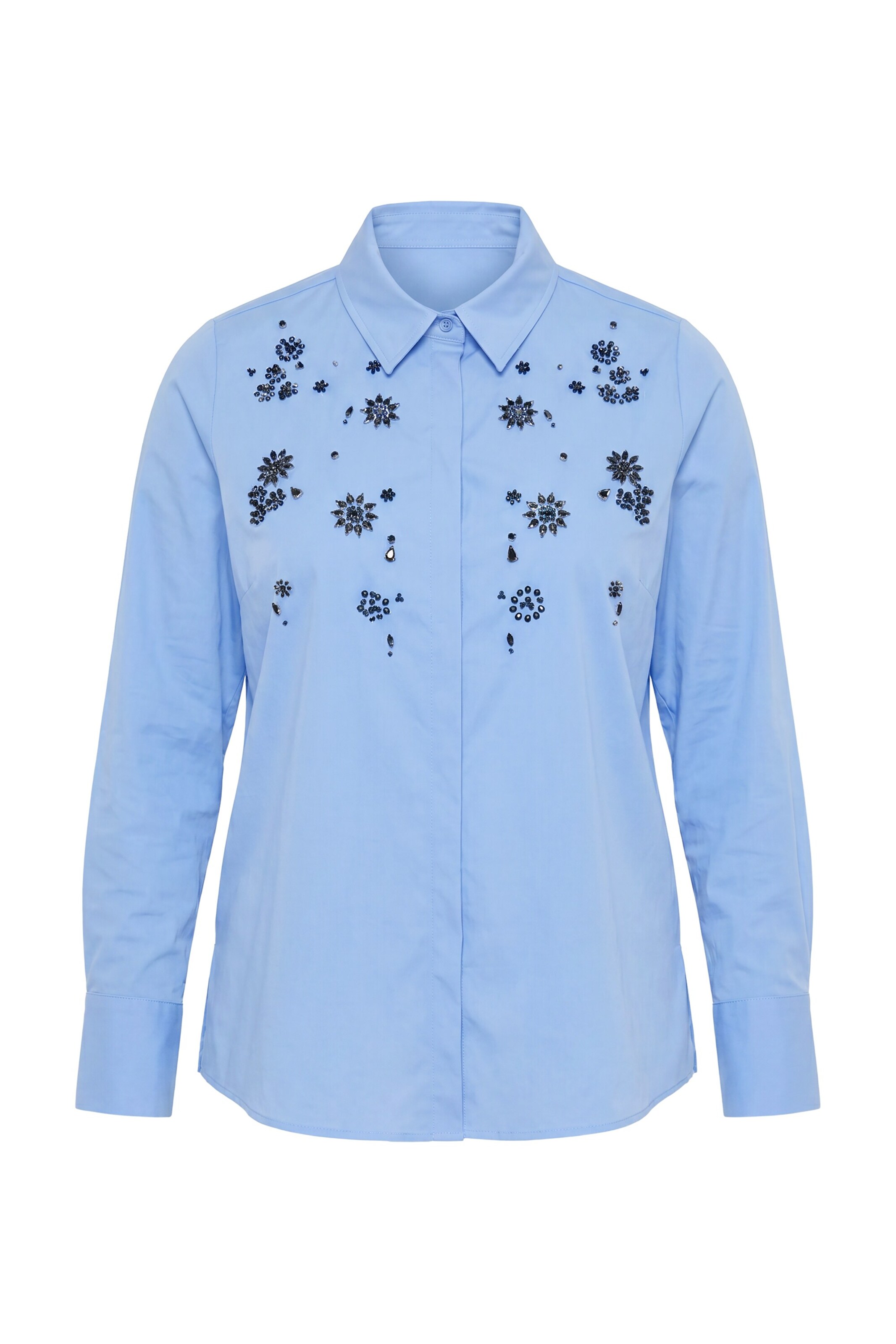 Ulla Popken Blouse in Blue: front