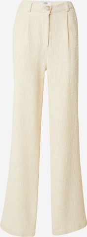 RÆRE by Lorena Rae - Pierna ancha Pantalón plisado 'Belana Tall' en beige: frente