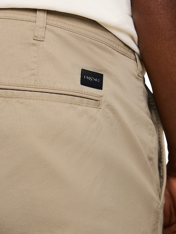 Coupe slim Pantalon chino TOM TAILOR Men + en beige