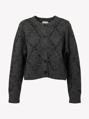 Honnête Atelier Knit Cardigan 'Anaella' in Grey: front
