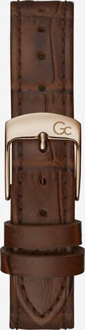 Gc Analog Watch 'Couture Square' in Brown