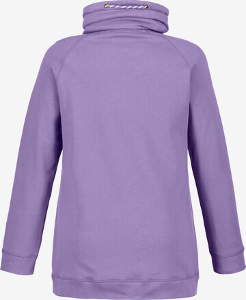 Ulla Popken Sweatshirt in Lila