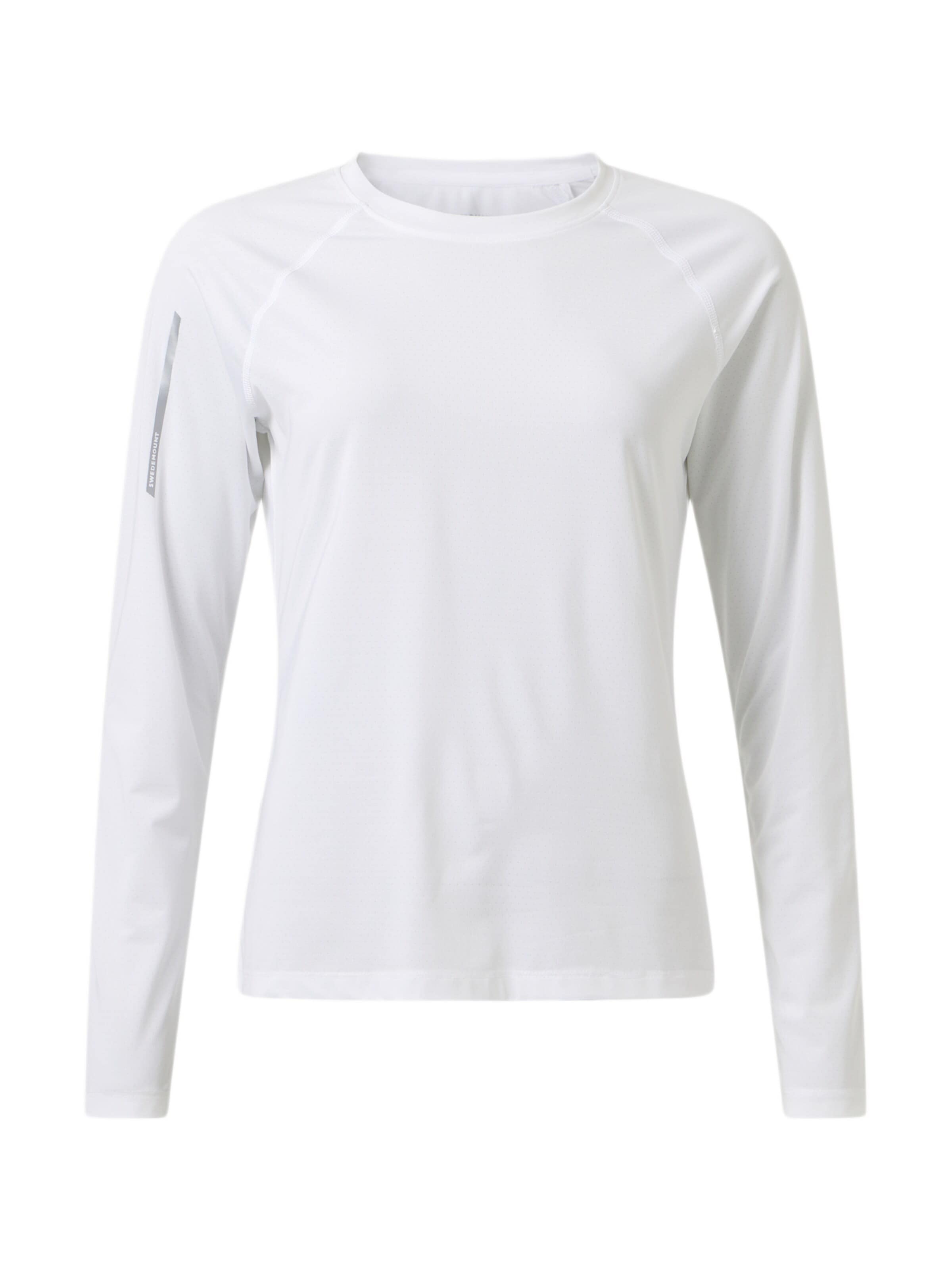 T-shirt fonctionnel 'Core' SWEDEMOUNT en blanc : devant