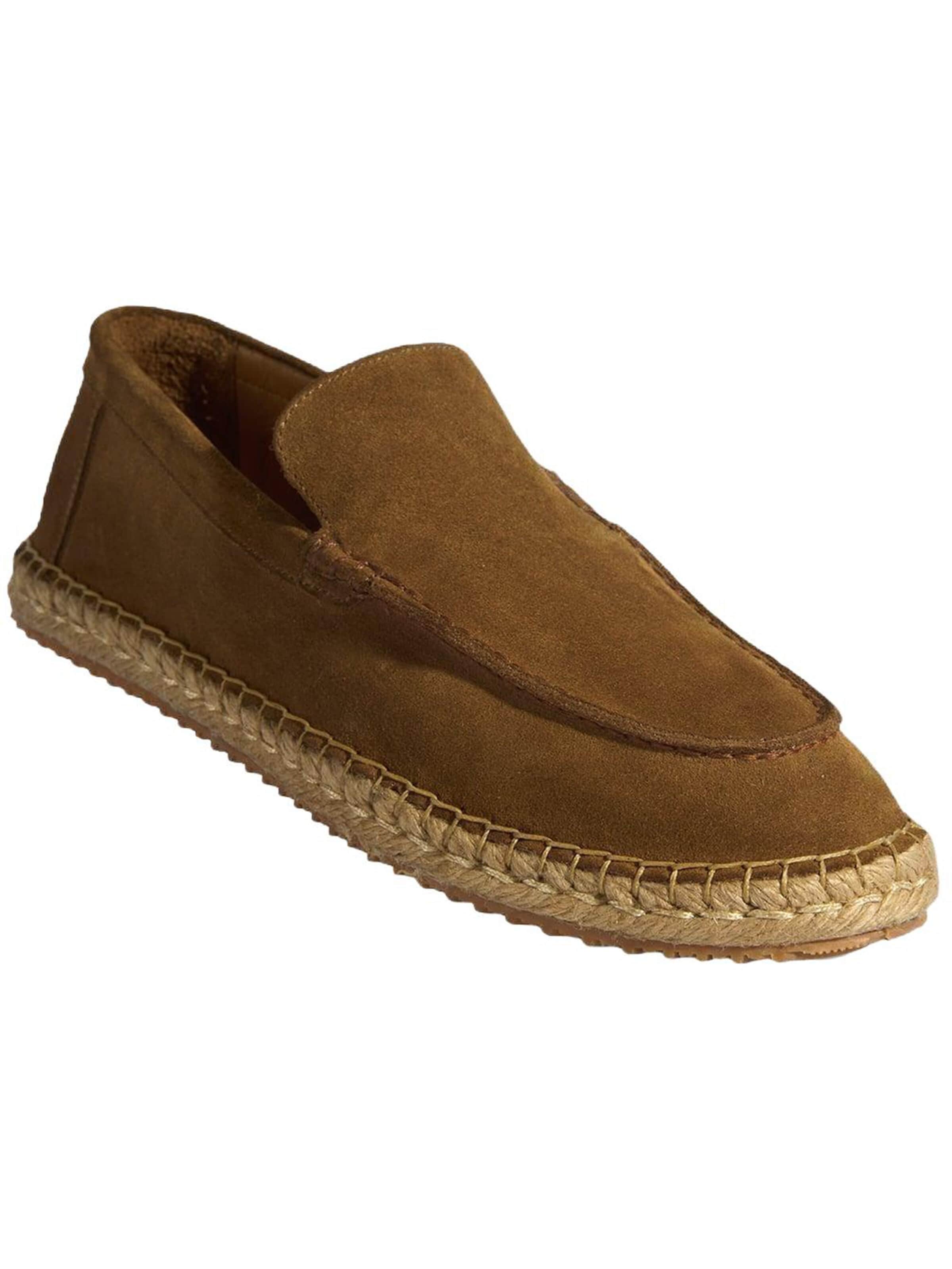 Desa - Mocasines 'Slip-Ons' en marrón: frente