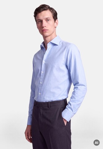 SEIDENSTICKER Slim fit Business shirt in Blue: front