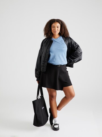 ONLY Carmakoma T-Shirt 'CARASJA' in Blau