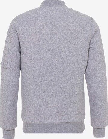 CIPO & BAXX Sweatjacke 'Bevy' in Grau