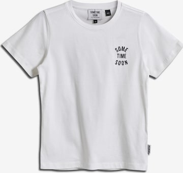 T-Shirt 'Revolution' SOMETIME SOON en blanc : devant
