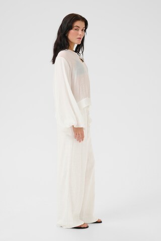 Wide Leg Pantalon 'Jannie' My Essential Wardrobe en blanc