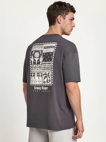 pelēks Funky Buddha T-Krekls
