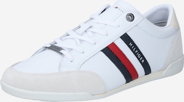 TOMMY HILFIGER Sneakers laag 'Corporate' in Wit: voorkant