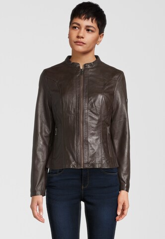 H.I.S Between-Season Jacket in Brown: front