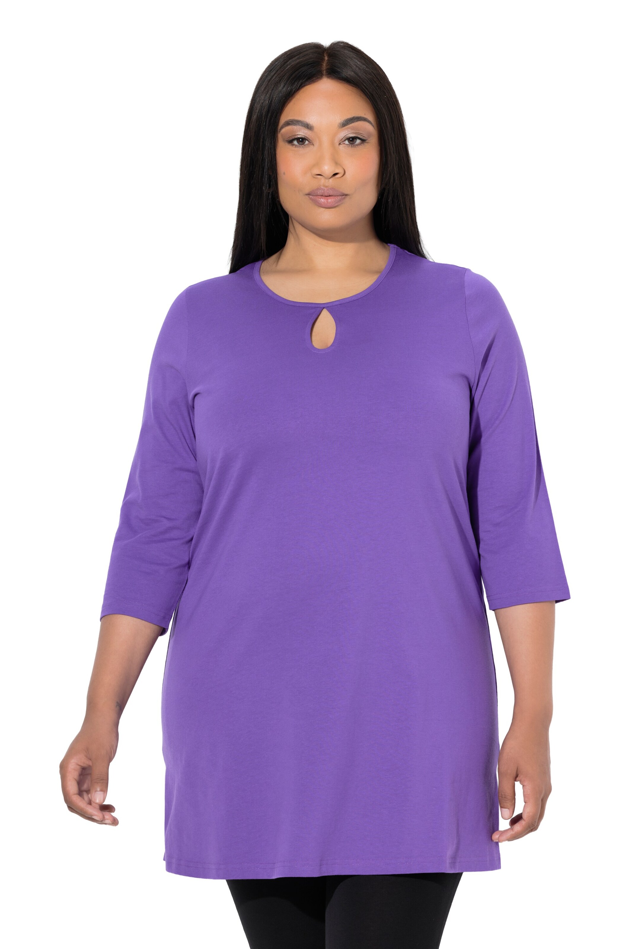 Ulla Popken Shirt in Purple: front