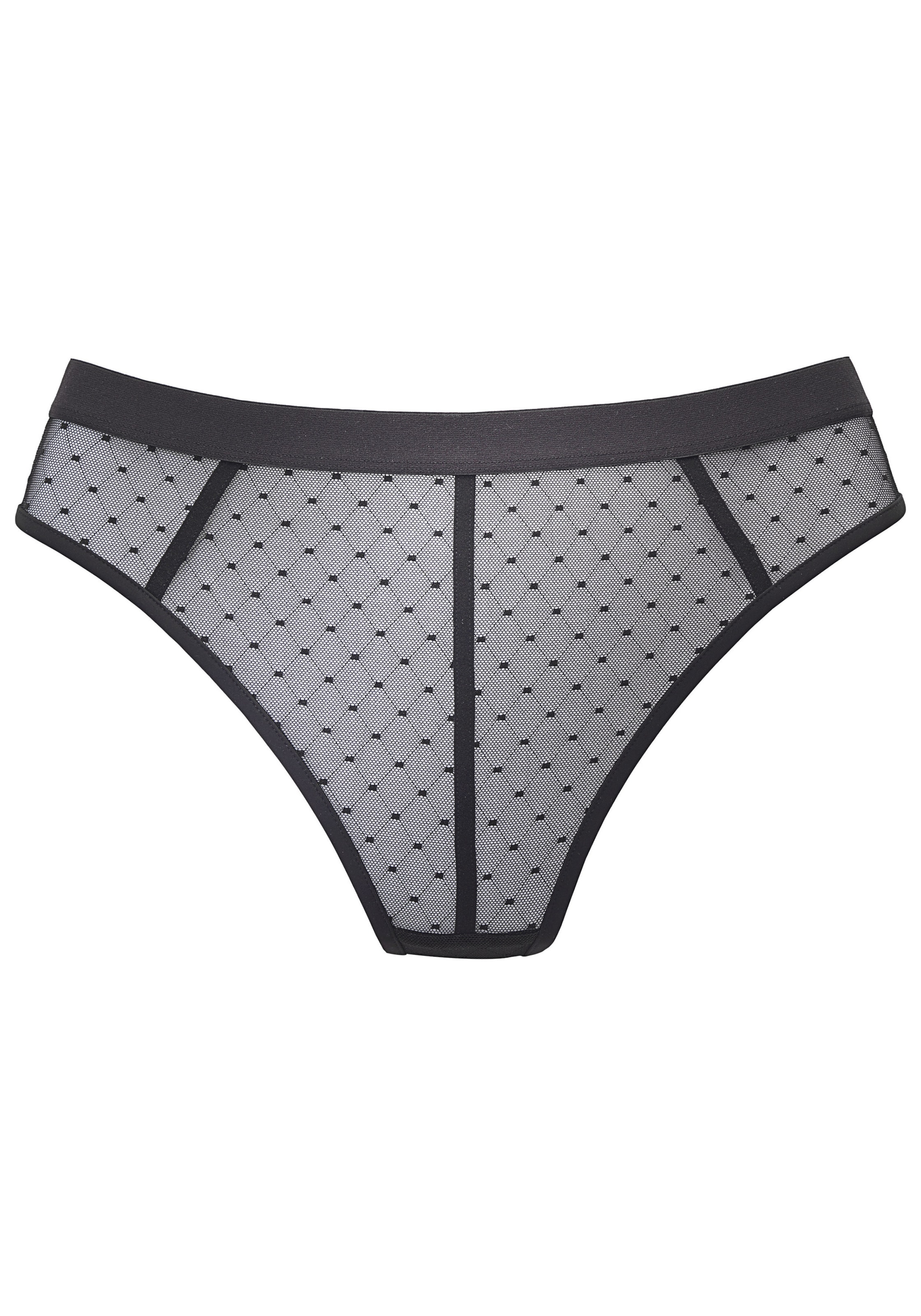 VIVANCE - Tanga en negro: frente