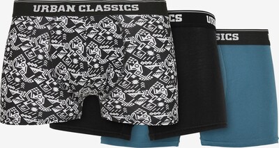 Urban Classics Boxershorts in de kleur Hemelsblauw / Zwart / Wit, Productweergave