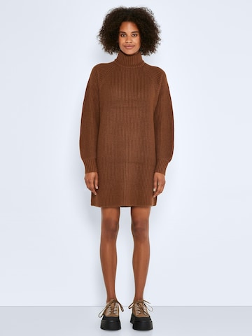 Noisy may Knitted dress 'Timmy' in Brown
