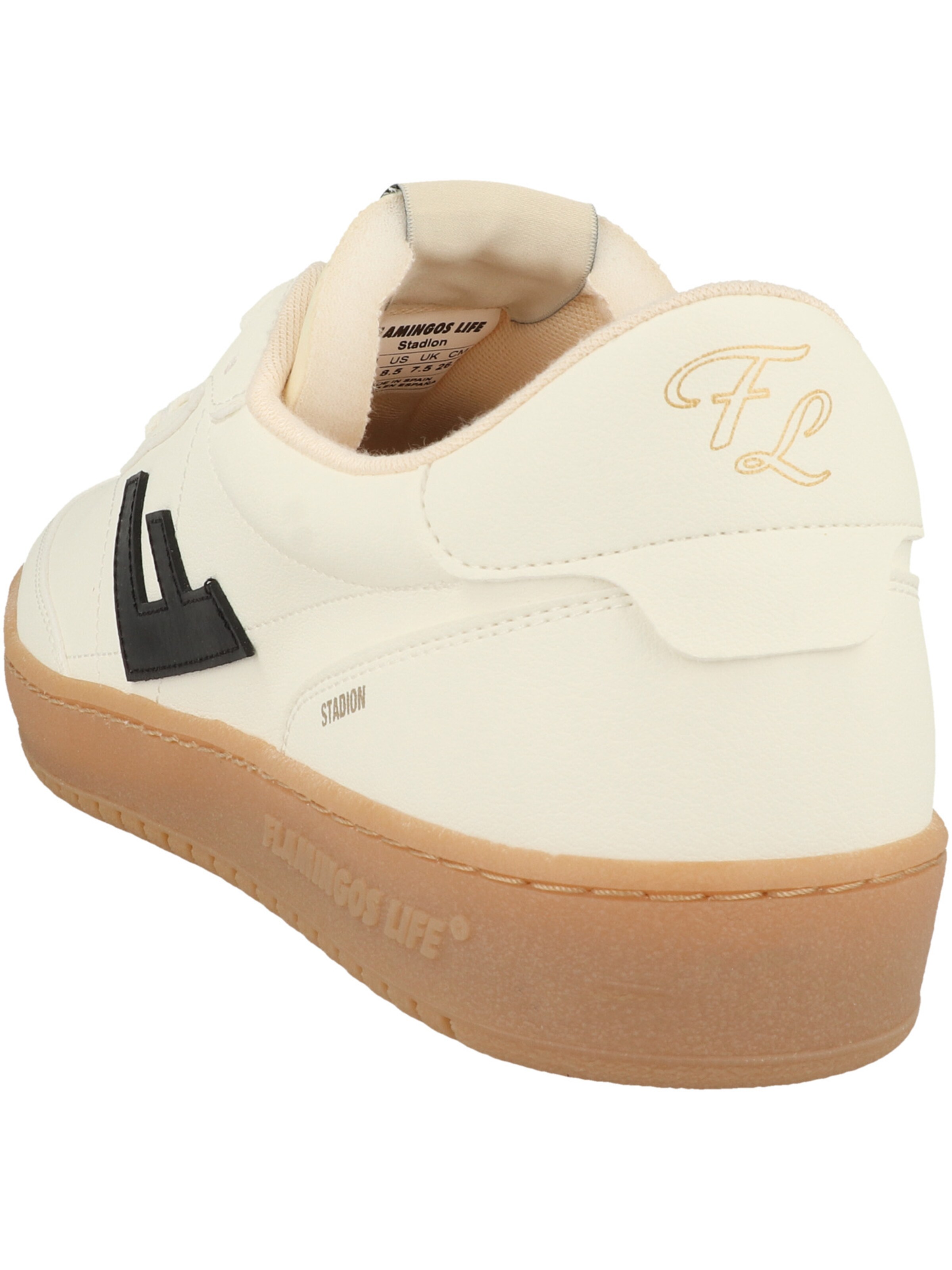 Baskets basses 'Stadion' Flamingos Life en beige