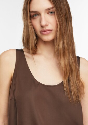 COMMA Bluse in Braun