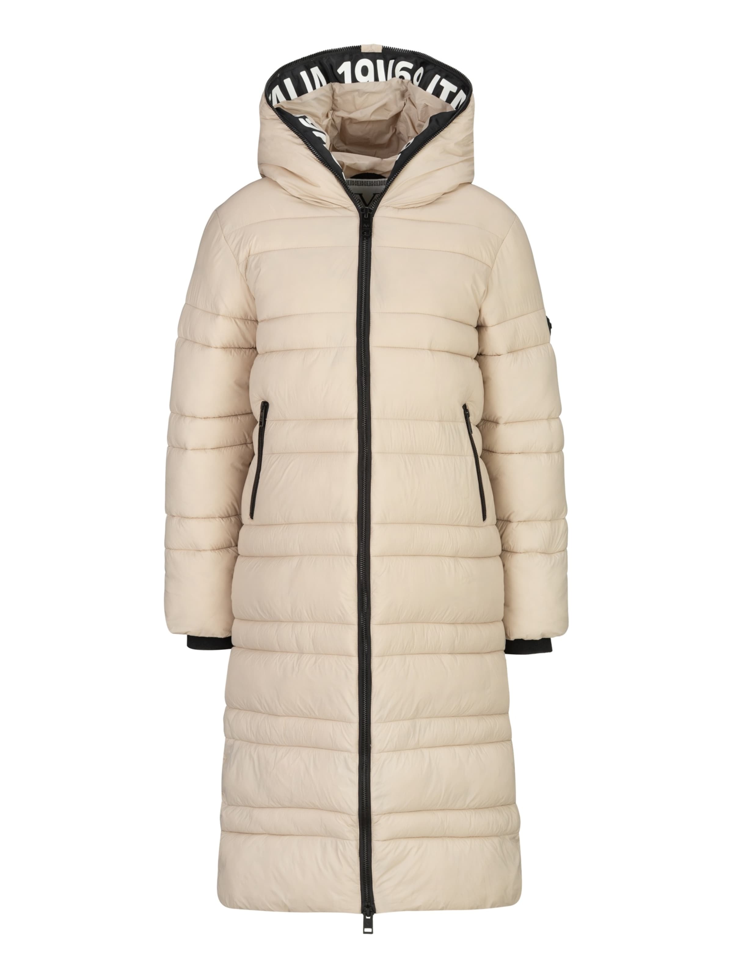 19V69 ITALIA Wintermantel 'Giuseppina' in Beige: voorkant